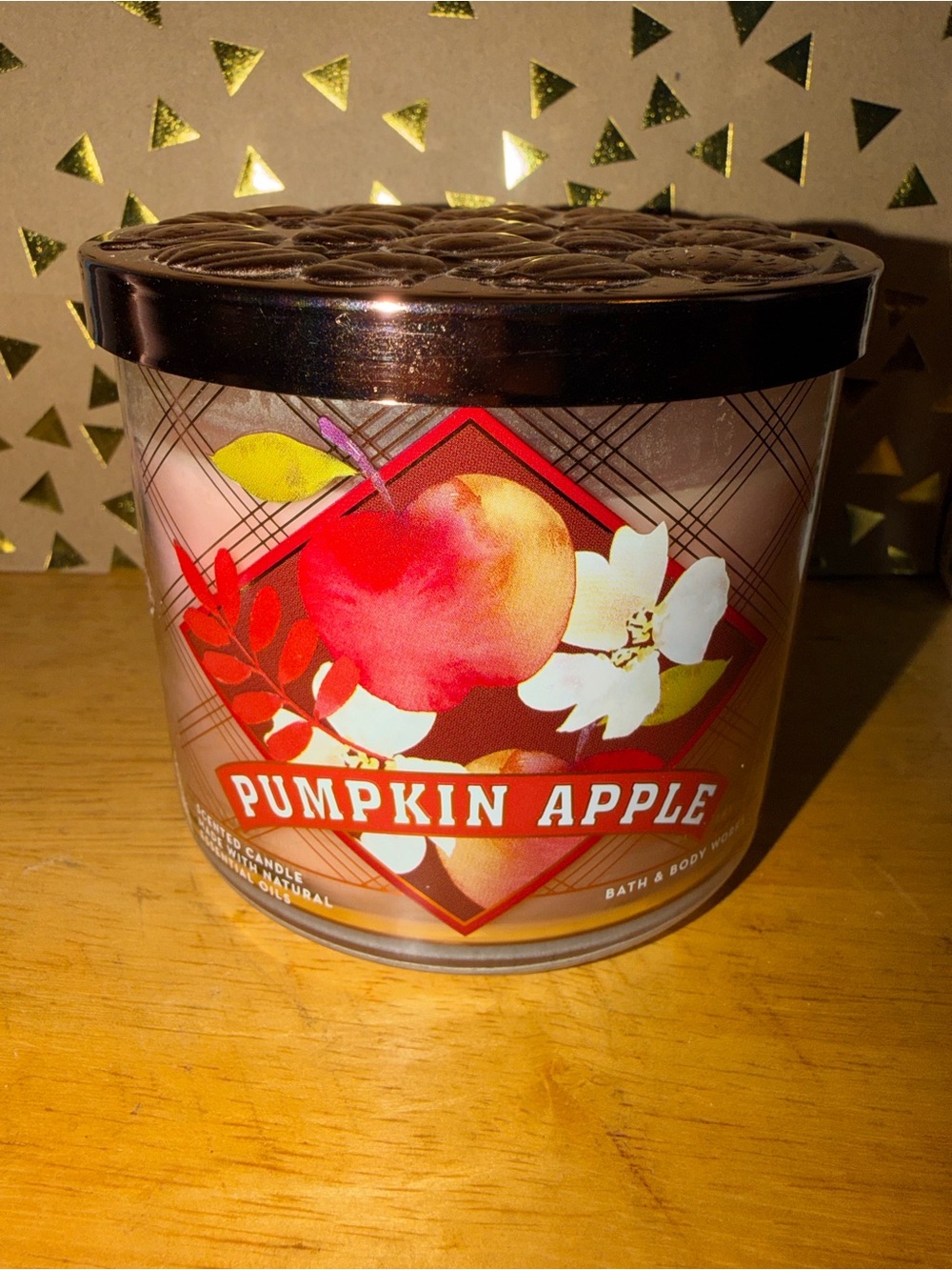 Bath & Body Works Pumpkin Apple Scented Candle